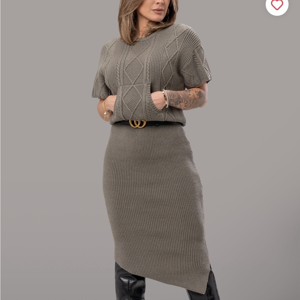 PINK Byegreis L Sweater dress